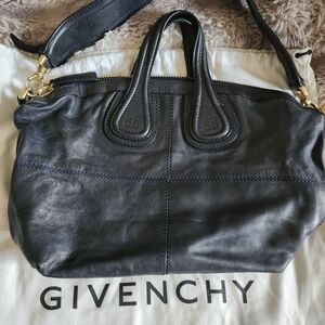 Givenchy Nightingale Dark Leather Satchel